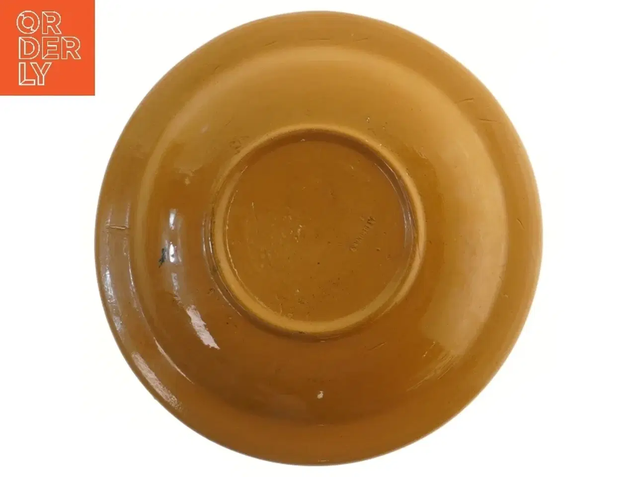 Billede 3 - Keramisk skål med mønster (str. Ø 25,5 cm)