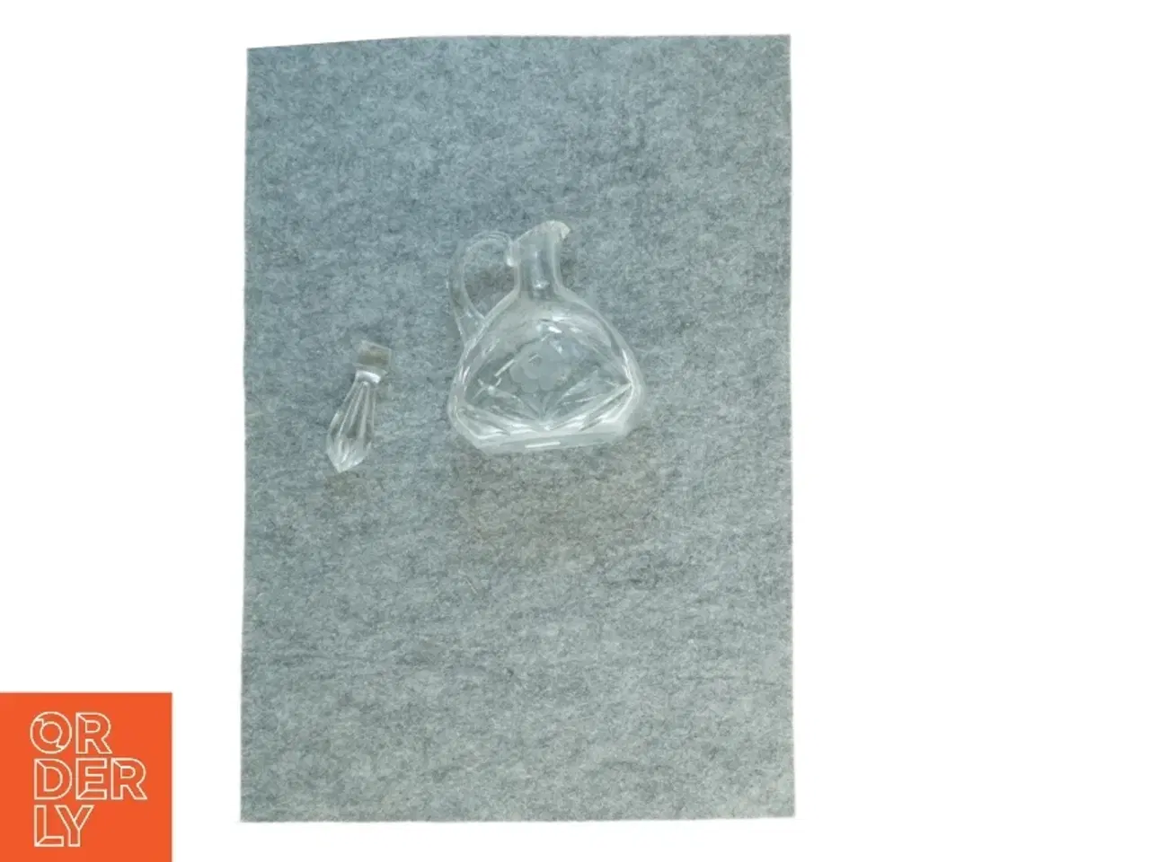 Billede 3 - Krystal karaffel med prop (str. 23 x 14 x 8 cm)