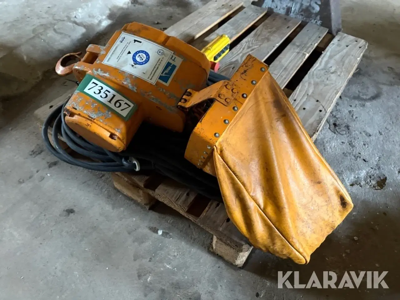 Billede 2 - Løftetalje Kito 1’000 kg.