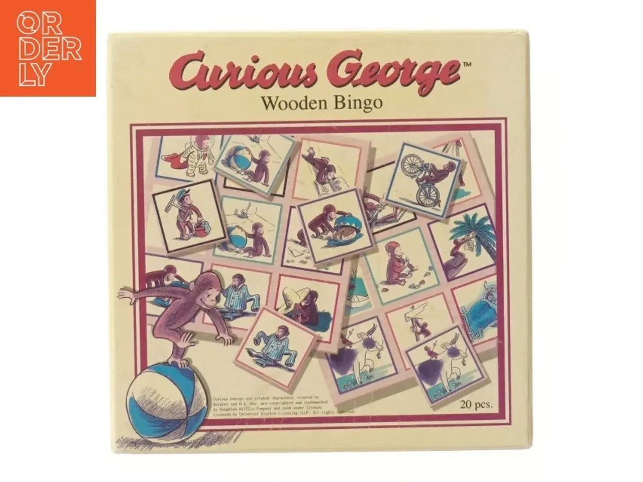 Billede 1 - Curious George Wooden Bingo (str. 21x21 cm)