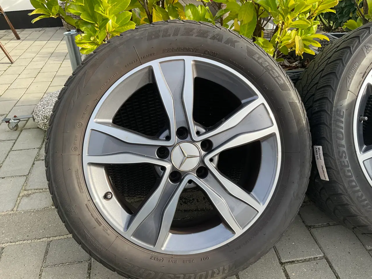 Billede 1 - Alu.fælge med vinterdæk