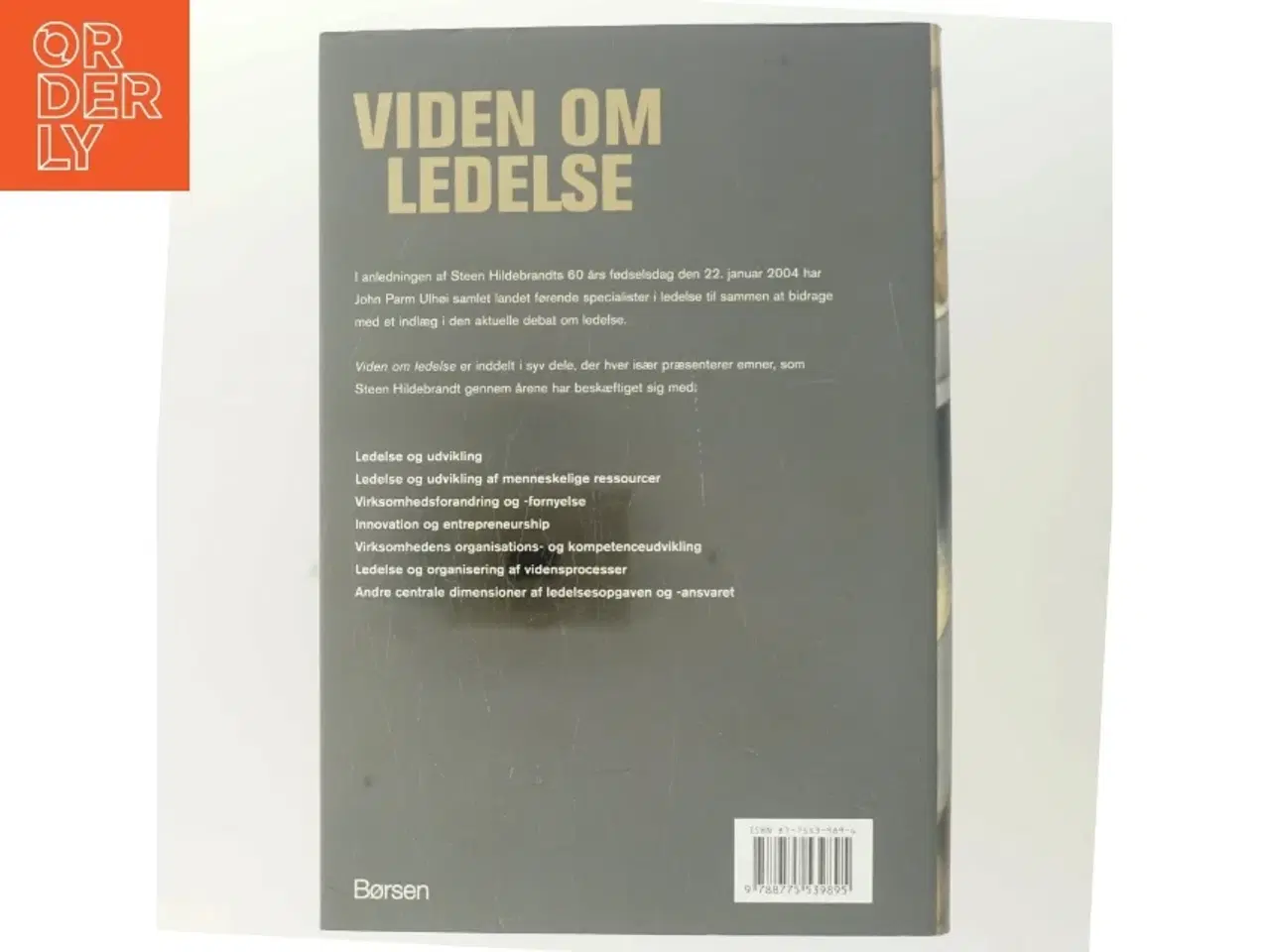 Billede 3 - Viden om ledelse af John Parm Ulhøi (Bog)