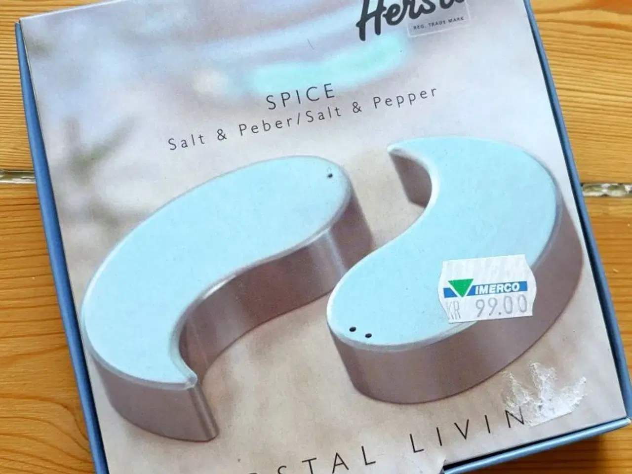 Billede 1 - Salt og peber sæt formet som yin og yang