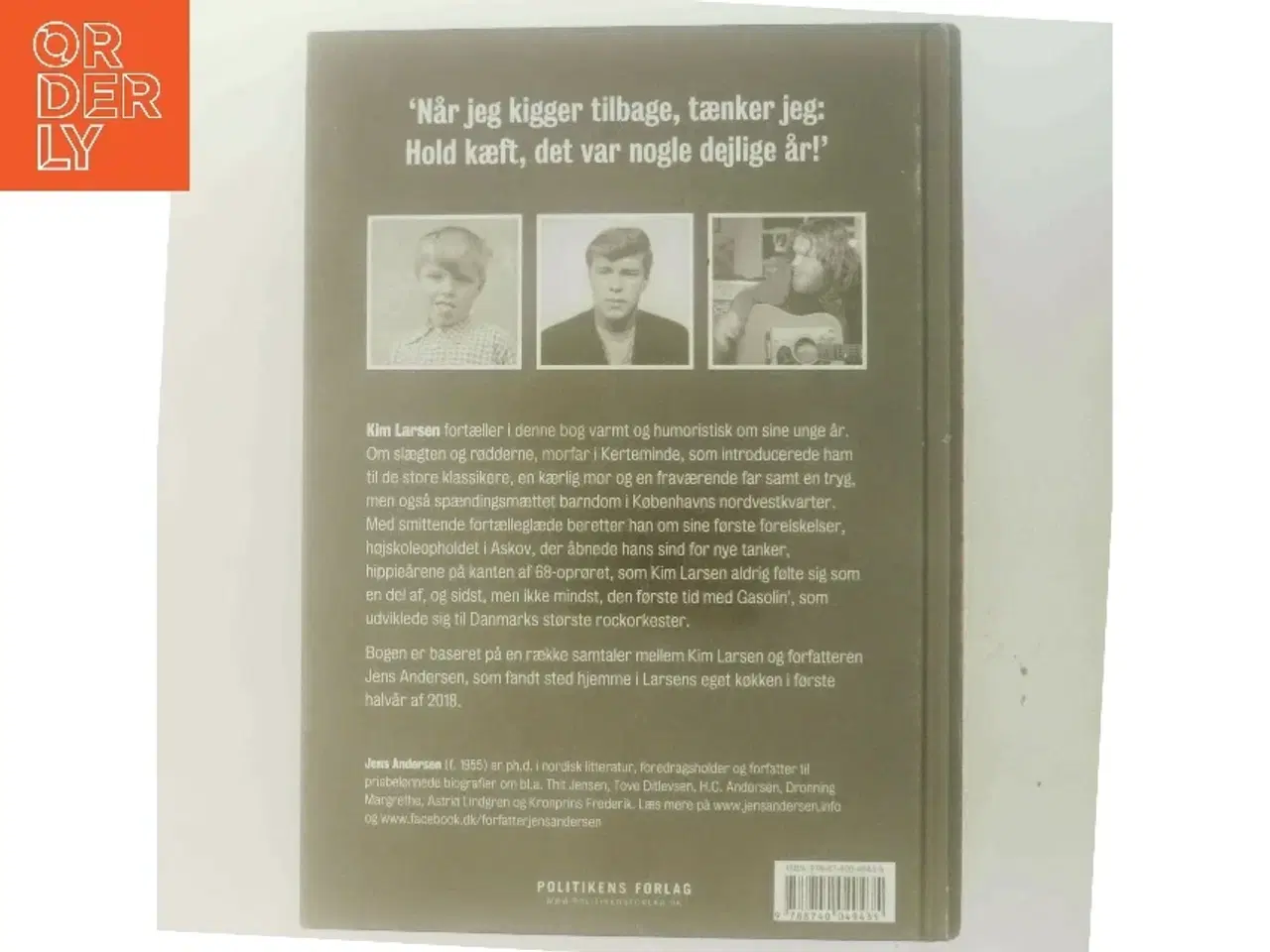 Billede 3 - NY Kim Larsen : mine unge år af Jens Andersen (f. 1955) (Bog)