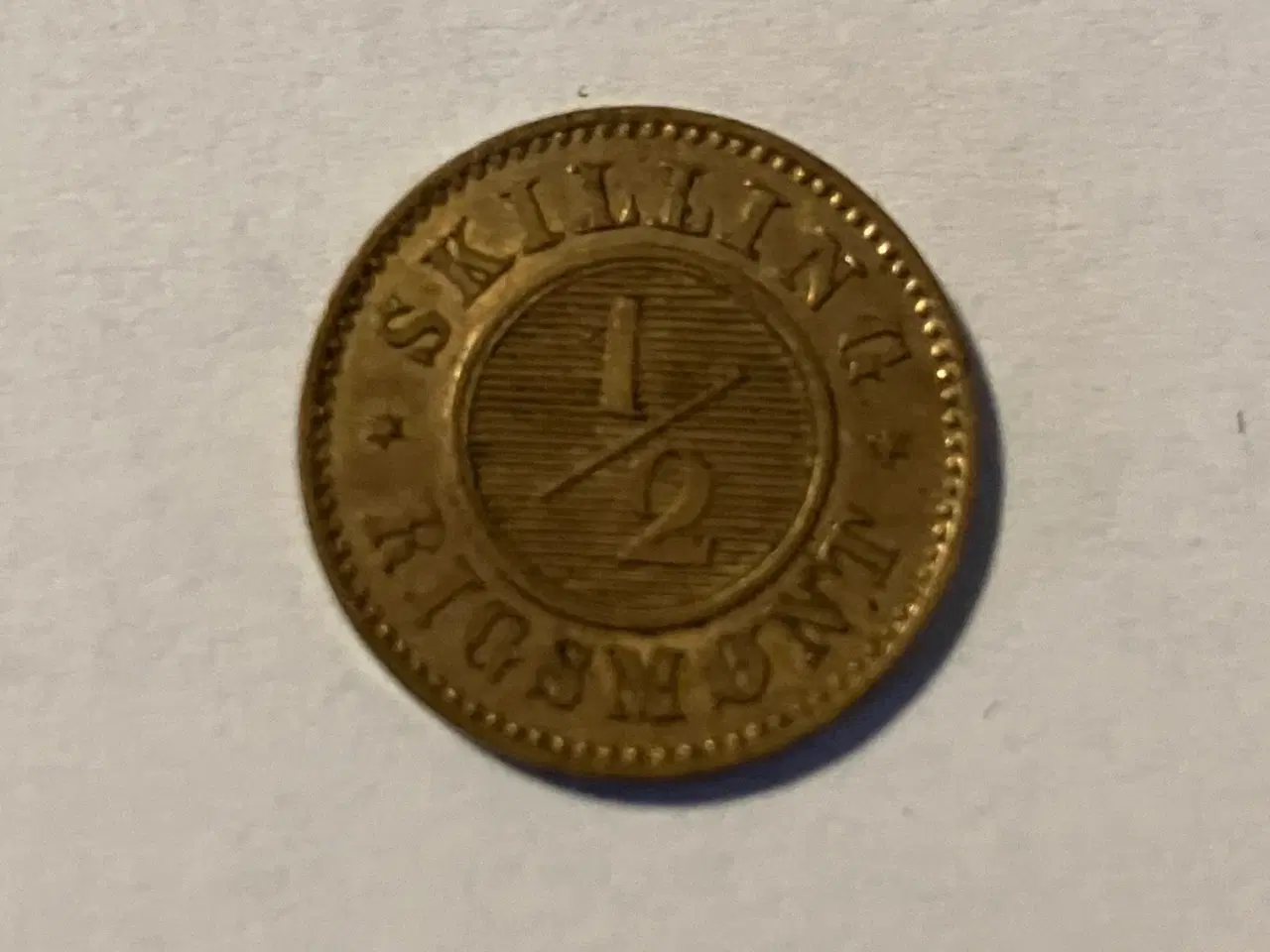 Billede 1 - 1/2 Skilling 1868