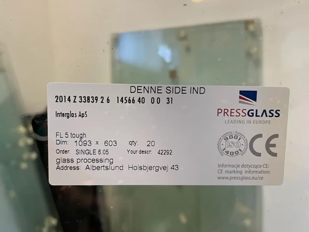 Billede 2 - Glas til wide body flippermaskine 
