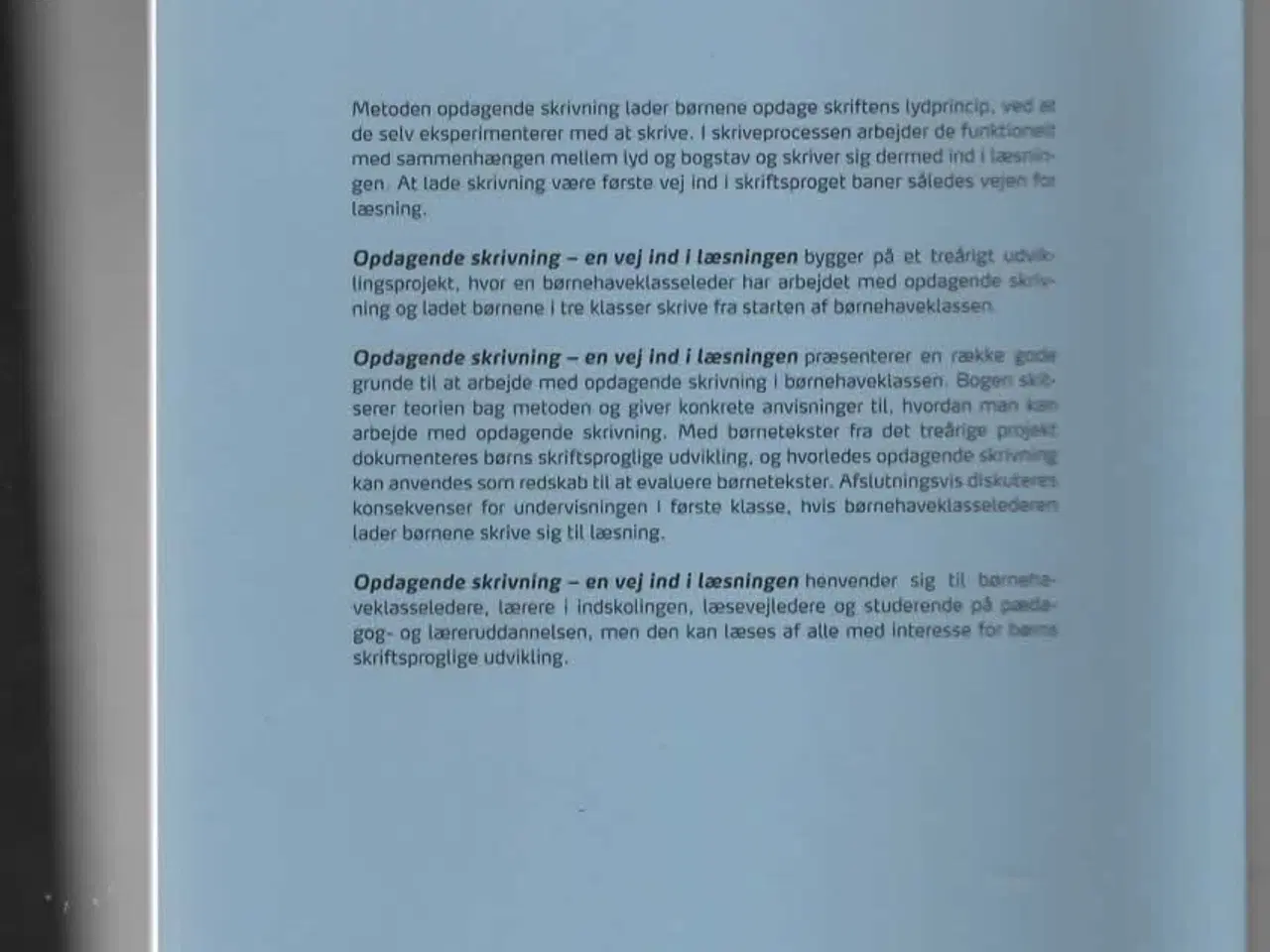 Billede 2 - opdagende skrivning