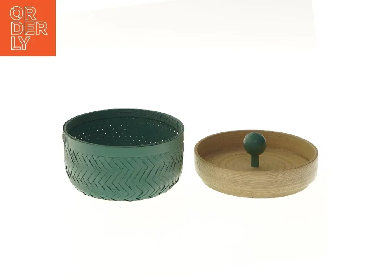 Billede 5 - Flettet kurvlåg (str. 11 cm)