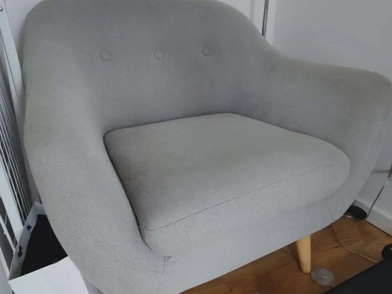 Billede 3 - Grå lænestol 