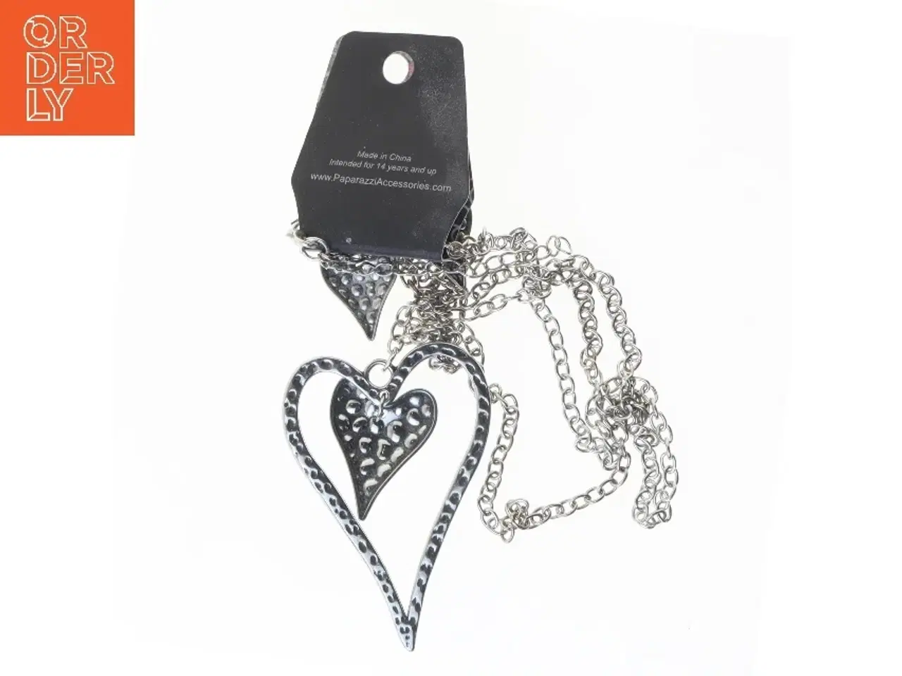 Billede 1 - Smykkesæt med hjertevedhæng fra Paparazzi (str. 90 cm)
