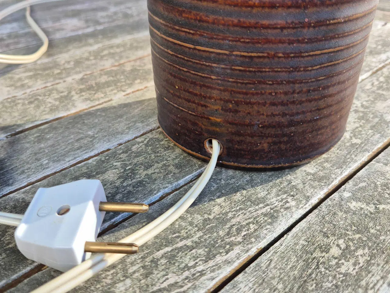 Billede 8 - Smuk keramiklampe fra Knabstrup 