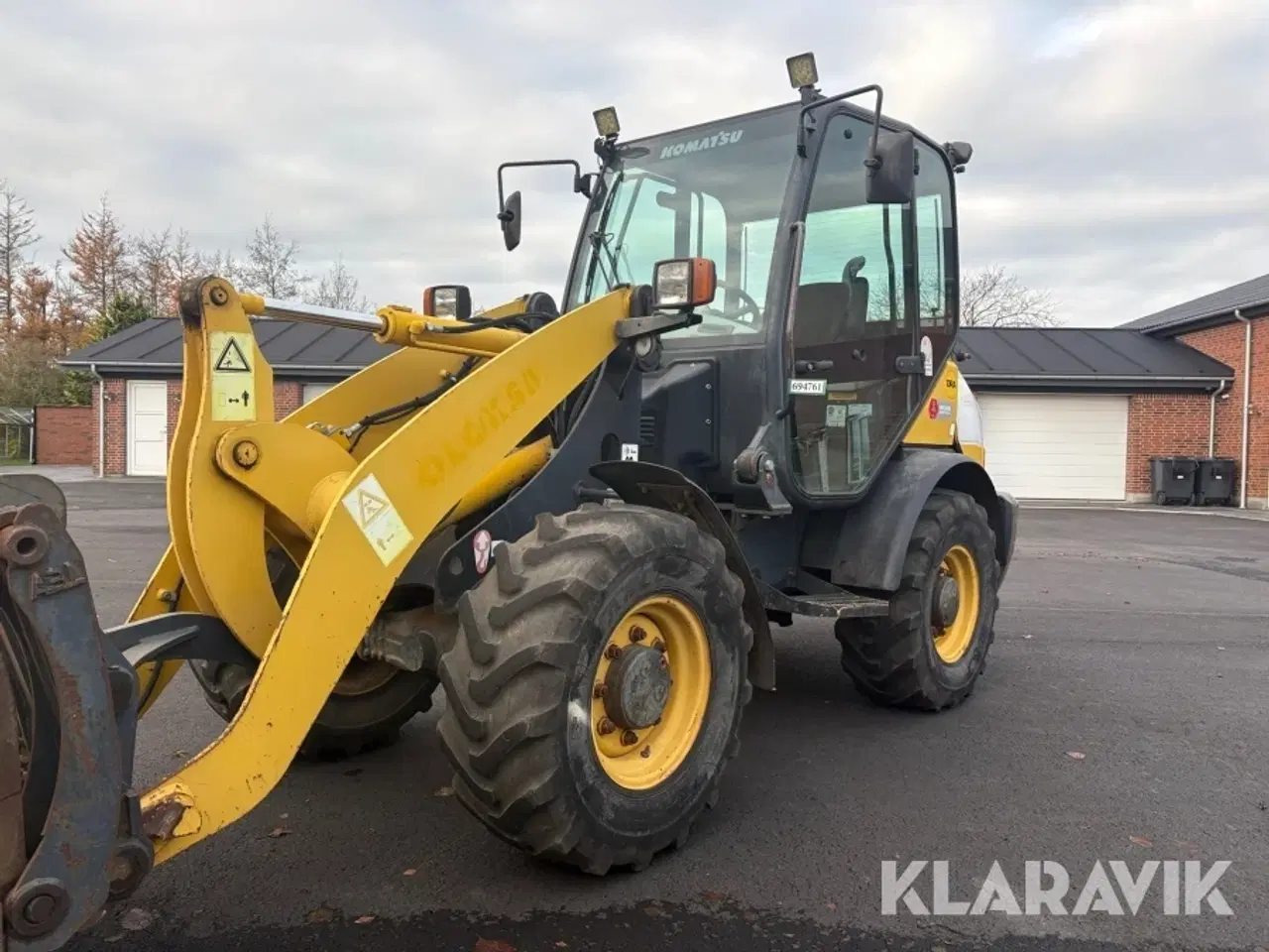 Billede 10 - Minilæsser Komatsu Hanomag WA70-5