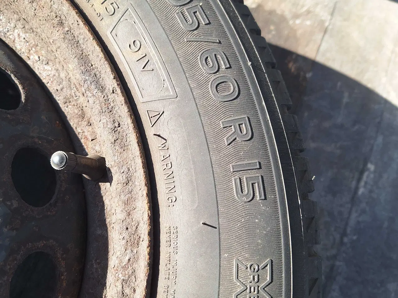 Billede 1 - Sommerdæk på stålfælge