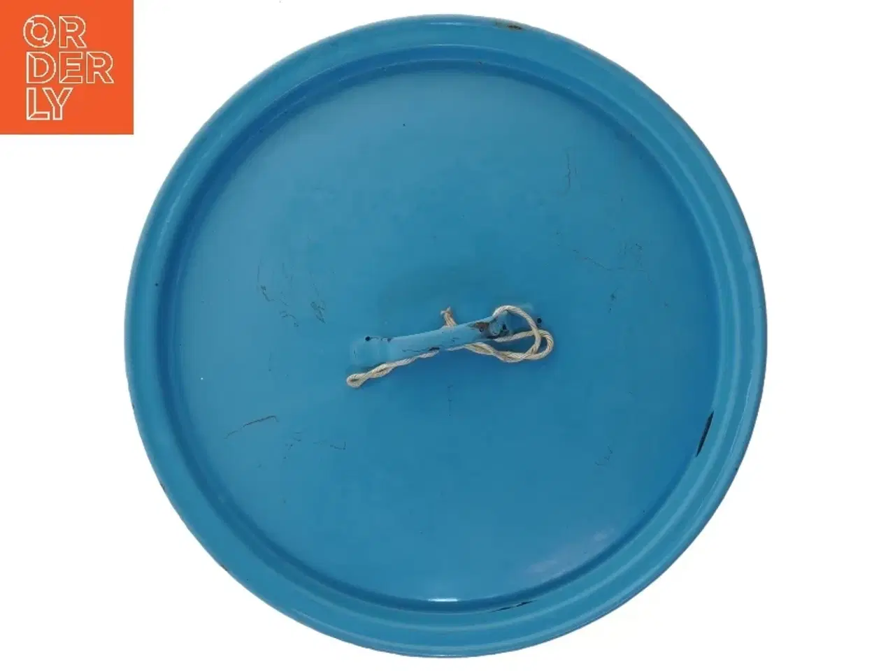 Billede 2 - Blåt emaljelåg (str. Ø 28,5 cm)