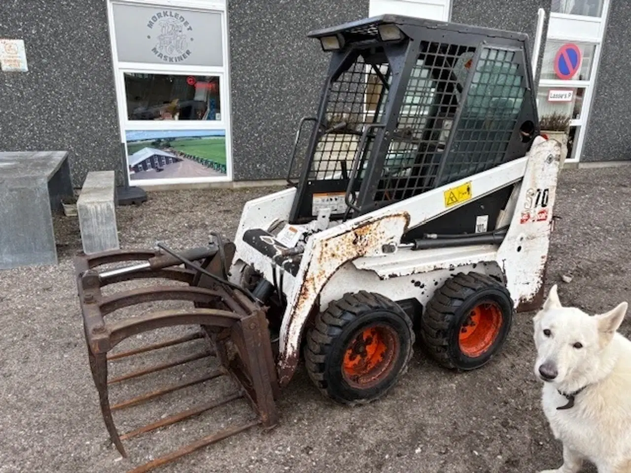 Billede 1 - Bobcat S 70 EKSTRA SMALLE  HJUL, KLO, GAFLER, 2 SKOVLE