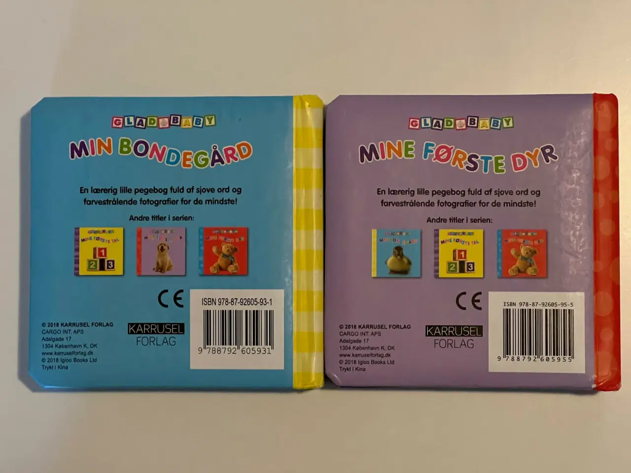 Billede 2 - Bøger – Glad baby, Min bondegård & Mine første dyr