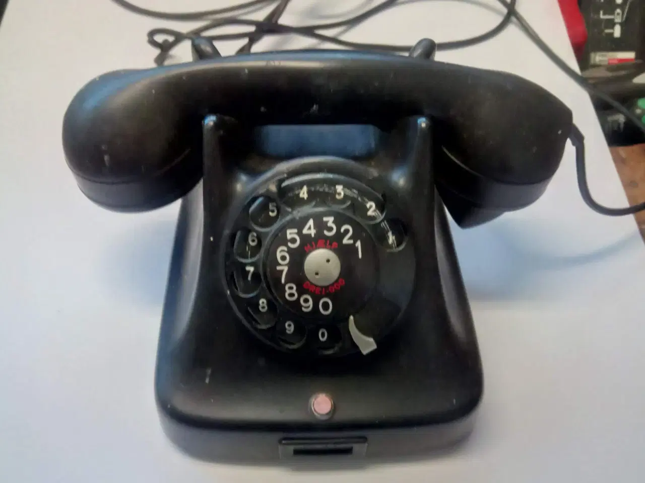 Billede 1 - Telefon med drejeskive 