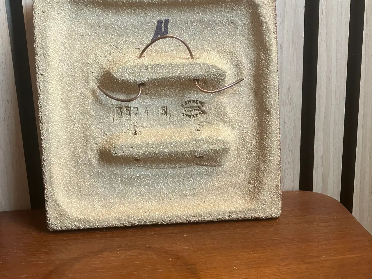 Billede 2 - Flot Søholm relief med rødt hjerte.