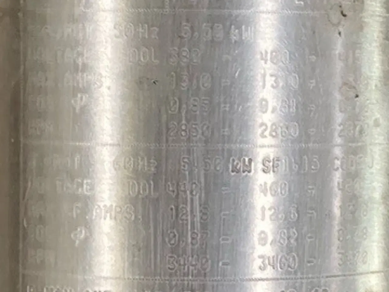 Billede 4 - Grundfos 5,5 kw Markvandingspumpe, Grundfos 5,5kw