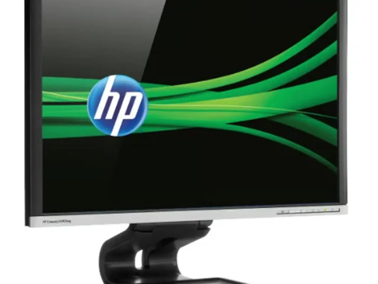 Billede 2 - HP 24" skærm med kabler