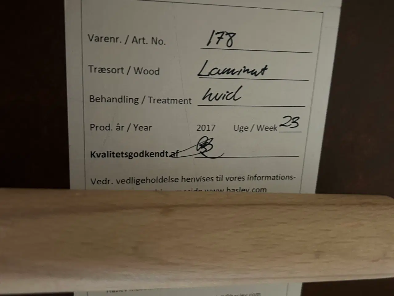 Billede 2 - Ovalt spisebord fra Haslev møbelsnedkeri