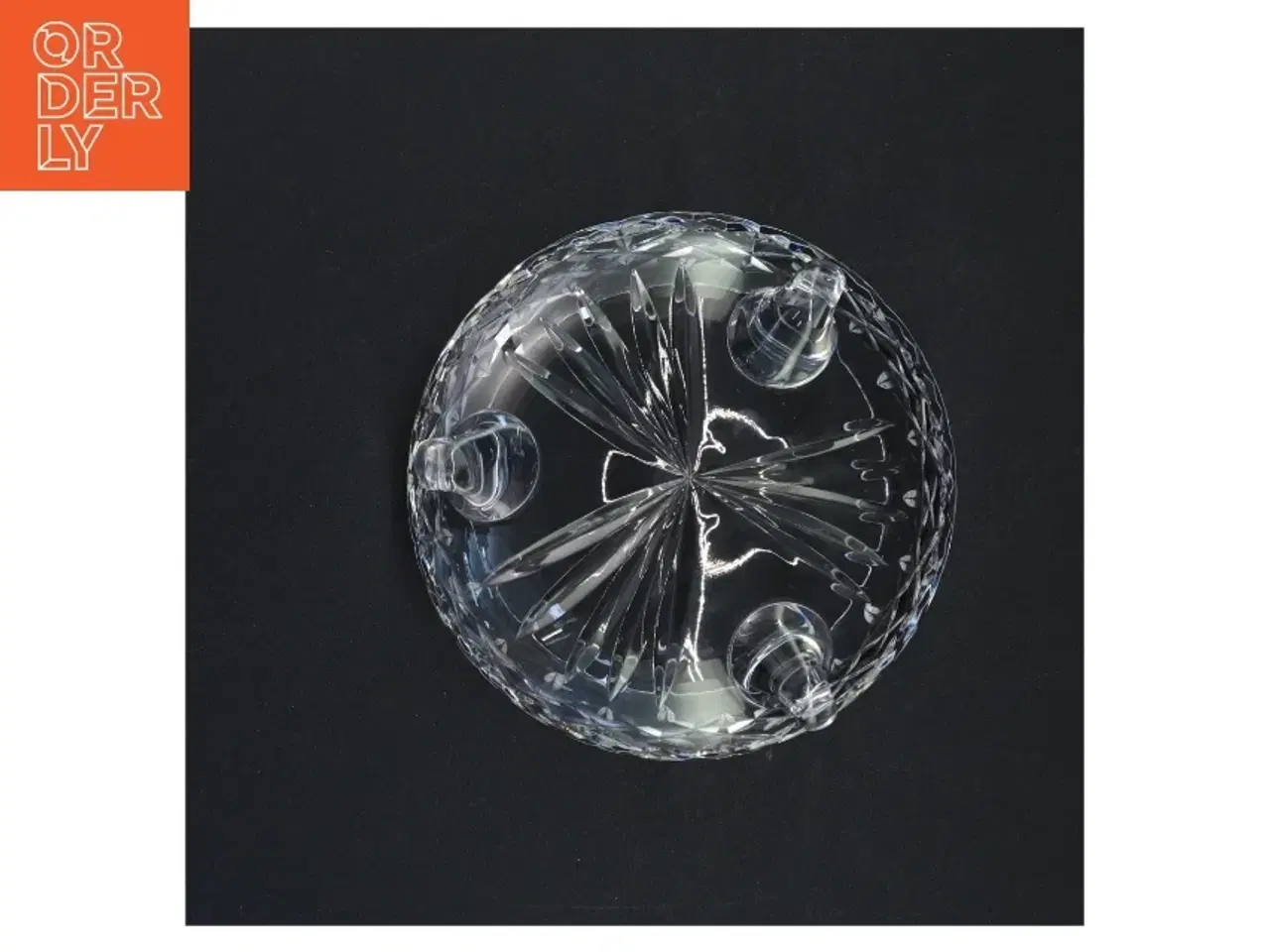 Billede 3 - Krystal skål på fødder (str. Ø 13 cm)