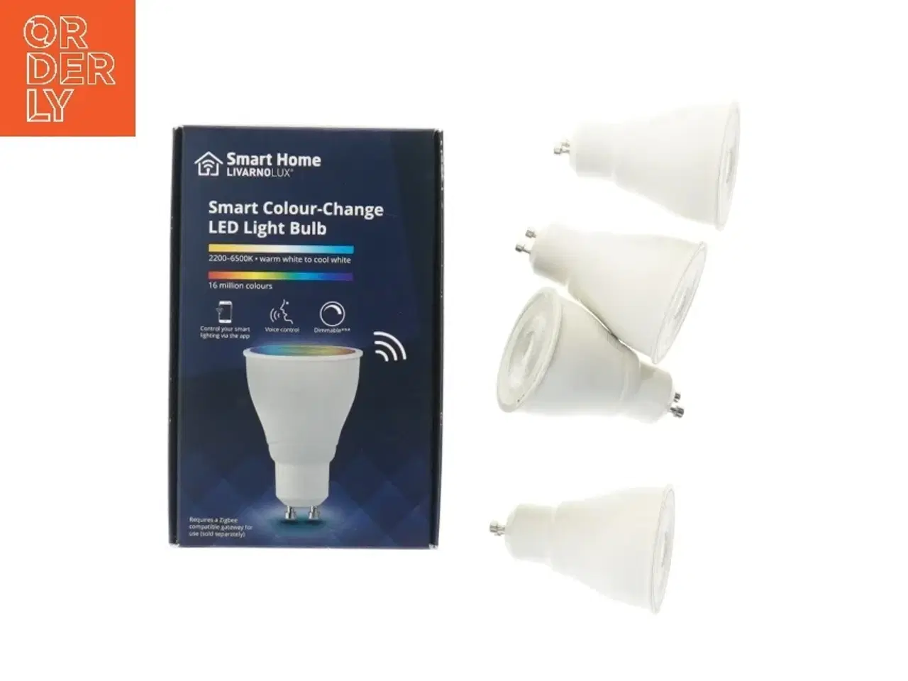 Billede 1 - Livarno Lux smart LED pærer fra Livarno Lux (str. 7 cm)