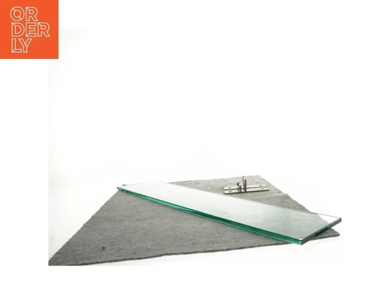 Billede 1 - Glashylde med beslag (str. 60 x 12 cm)