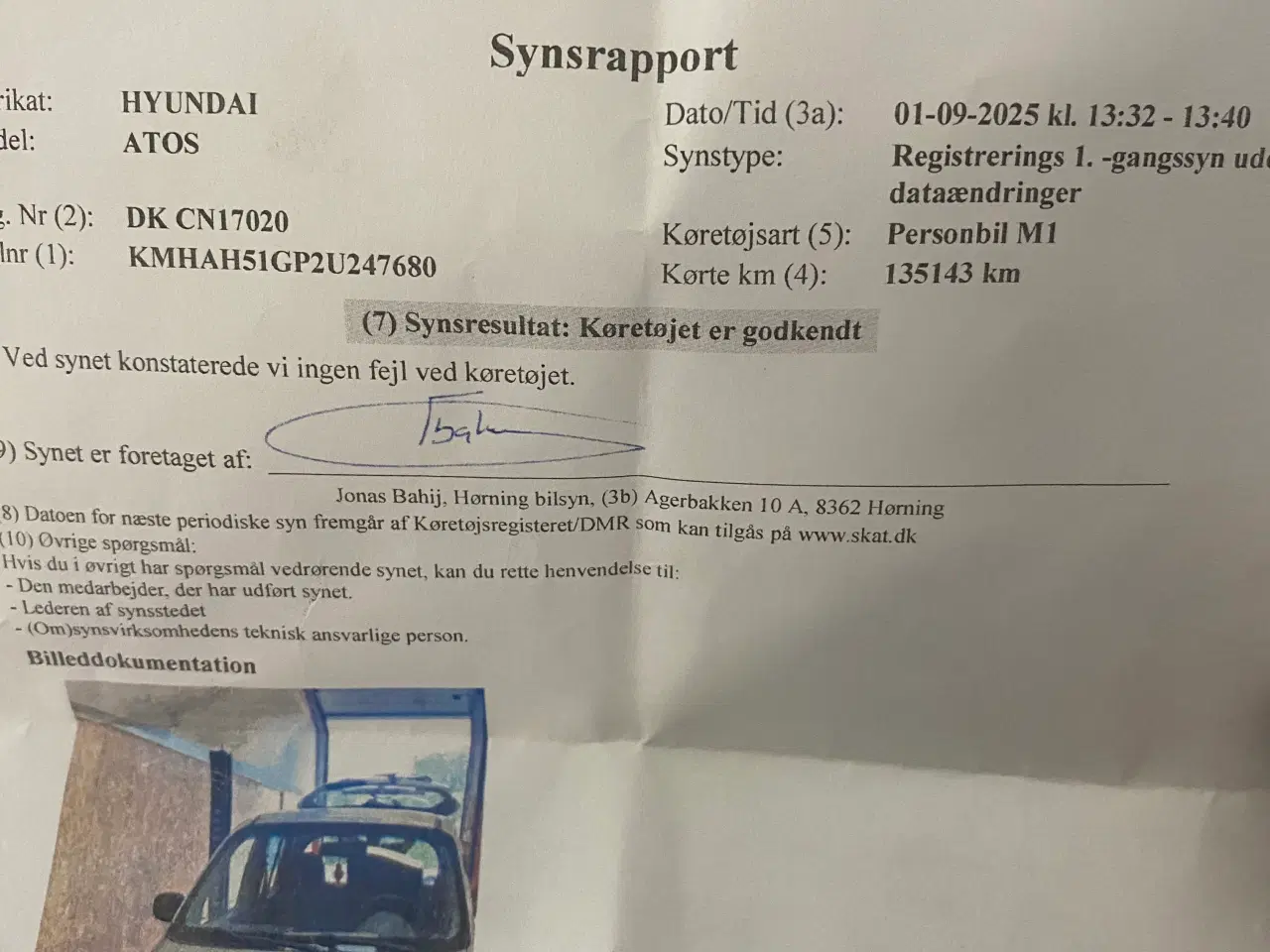 Billede 7 - Hyundai Atos 1.0 Aut./nysynet🚘