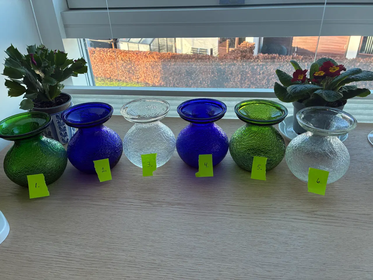 Billede 3 - Ældre hyacintglas - 6 stk. - Holmegaard