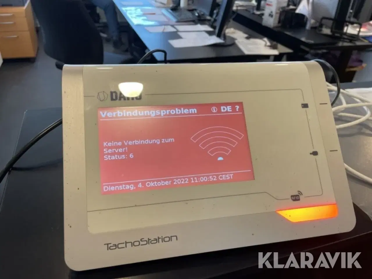 Billede 2 - Udlæsnings terminal til forekomst Dako Tachostation