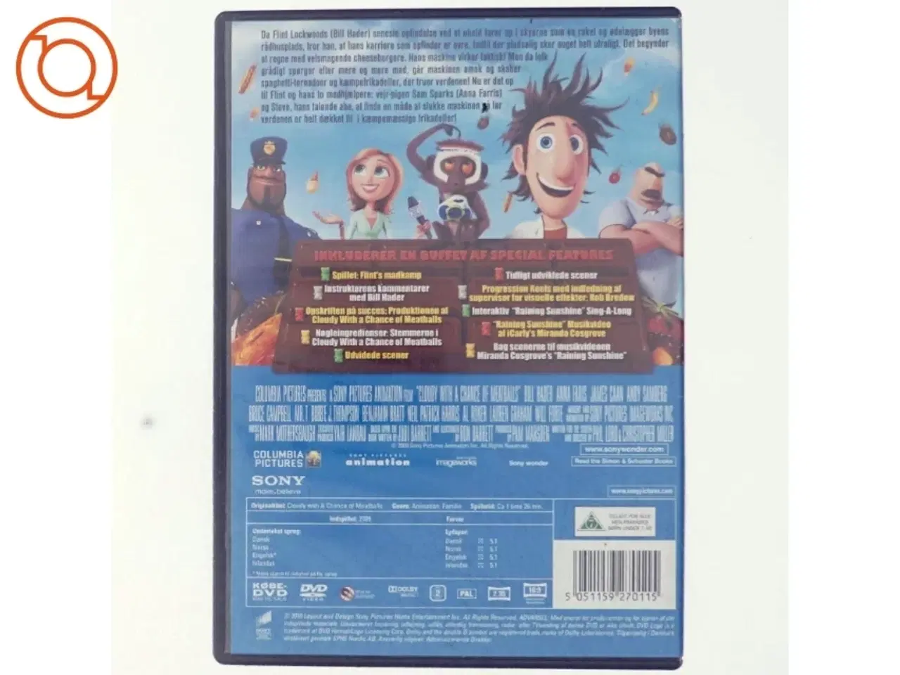 Billede 3 - Det Regner med Frikadeller (Cloudy with a Chance of Meatballs)