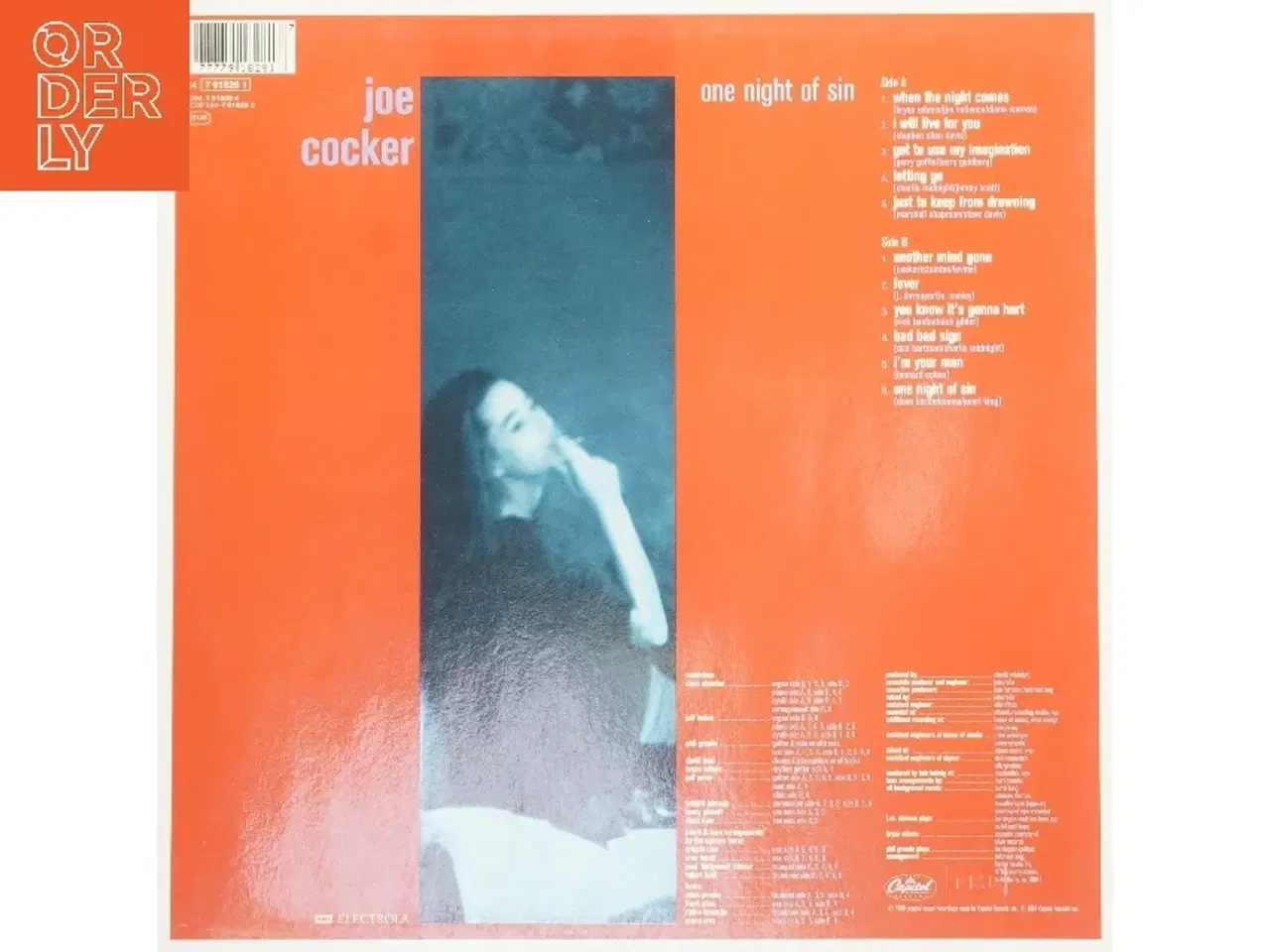 Billede 2 - Joe Cocker LP - One Night of Sin fra Electrola, Capitol Records