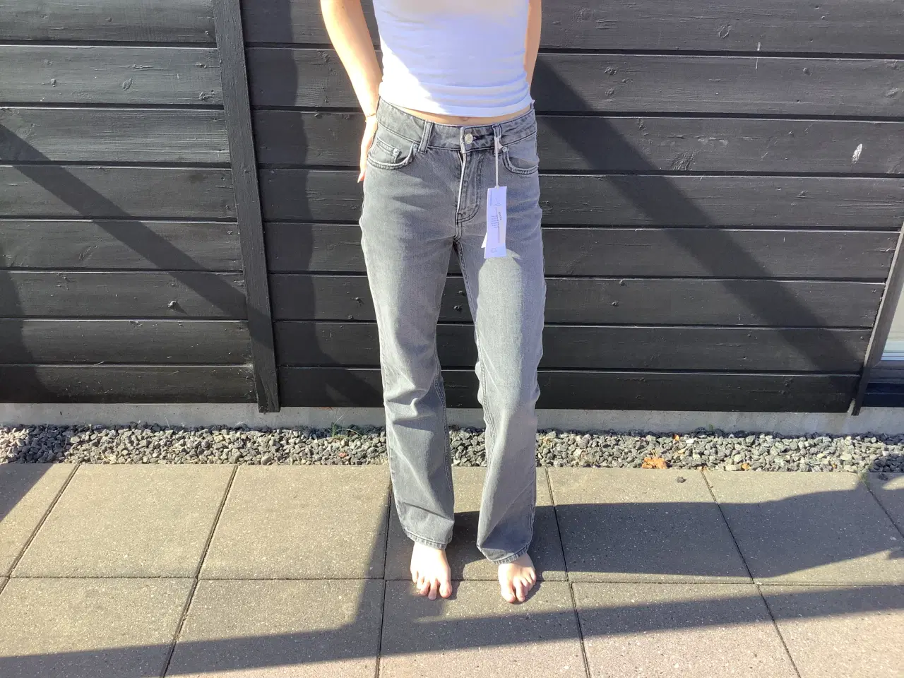 Billede 5 - Gina Tricot str. 32 grå jeans