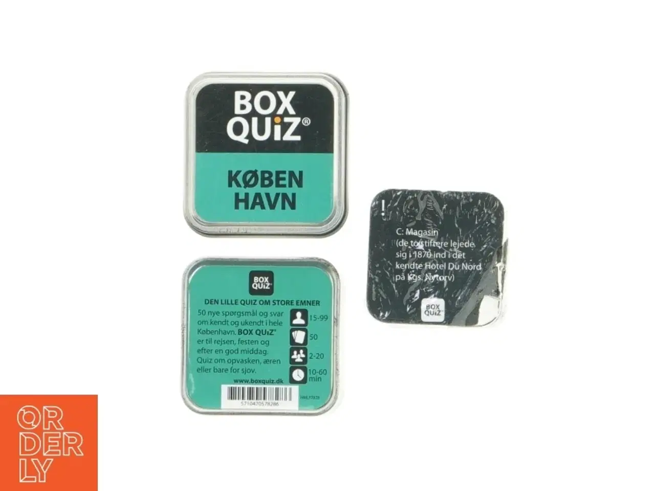 Billede 1 - Box Quiz Spil - København fra BOX QUIZ&#174; (str. 6 x 3 cm)