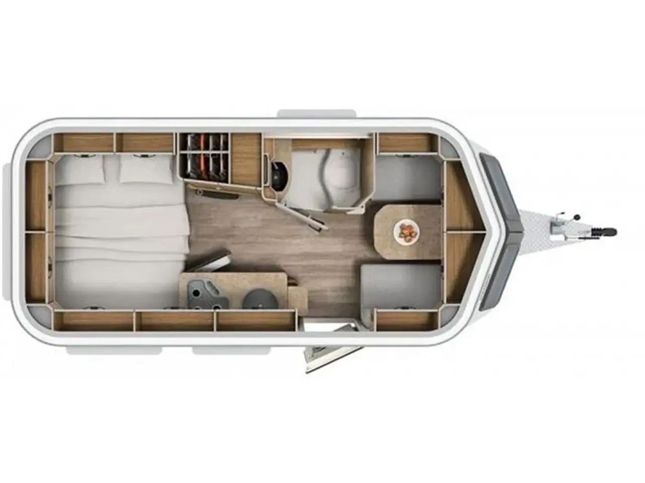 Billede 24 - 2023 - Eriba Touring 530 Urban   Super smart hævetagsvogn fra Hinshøj Caravan