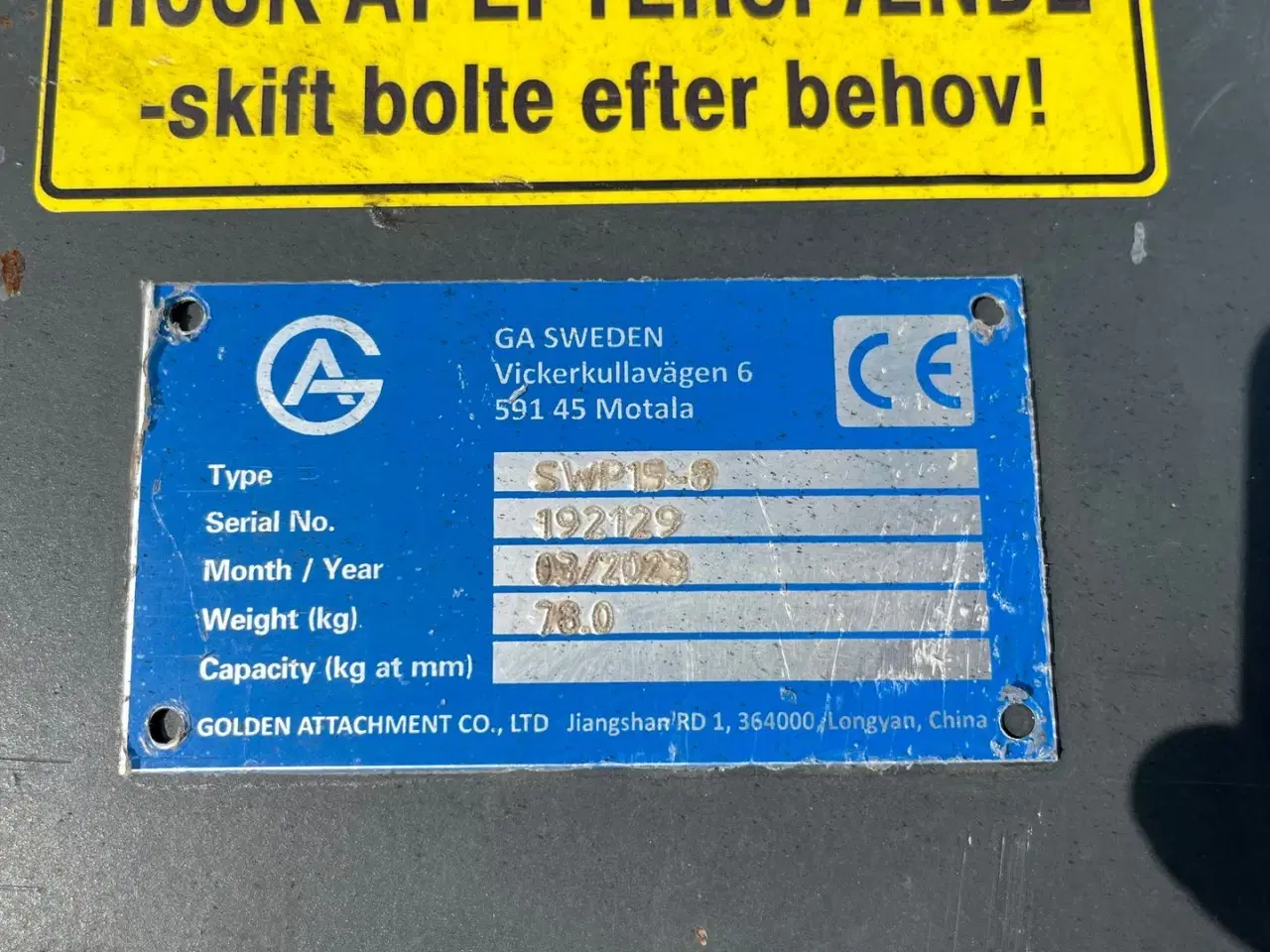 Billede 10 - - - - 100 cm Sweper kost til minigraver