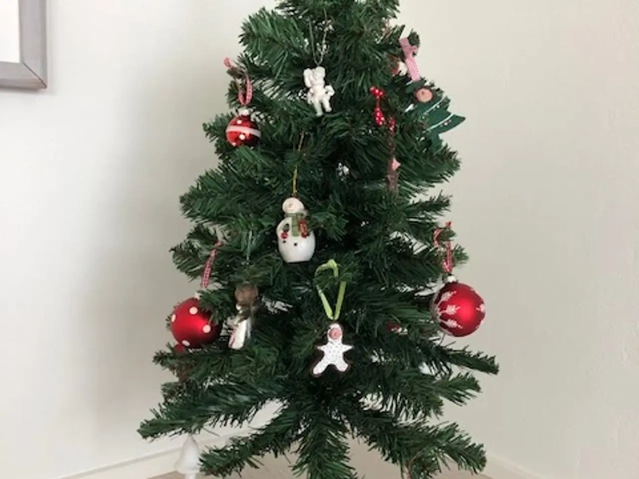 Billede 1 - Kunstig juletræ på 90cm - LUKSUS kvalitet
