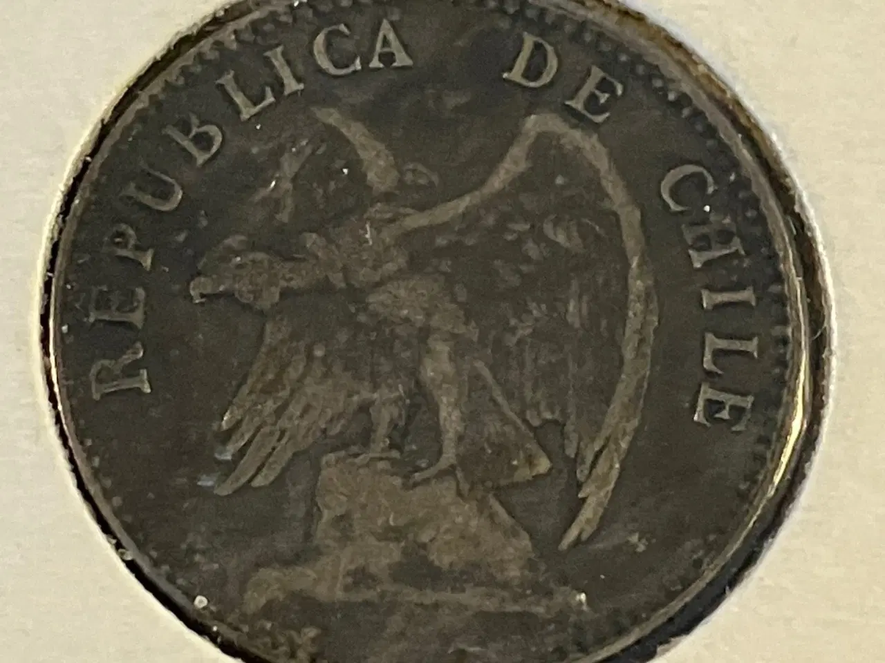 Billede 2 - 20 Centavos 1919 Chile