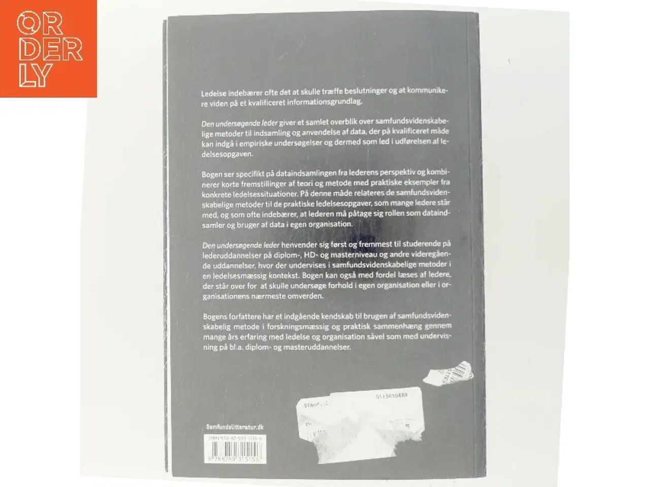Billede 3 - Den undersøgende leder : metoder til dataindsamling og dataanvendelse af Steen Hvid (Bog)