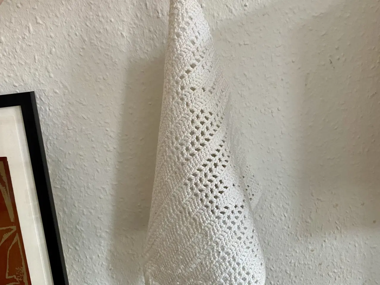 Billede 2 - Hæklet viskestykke/ håndklæde