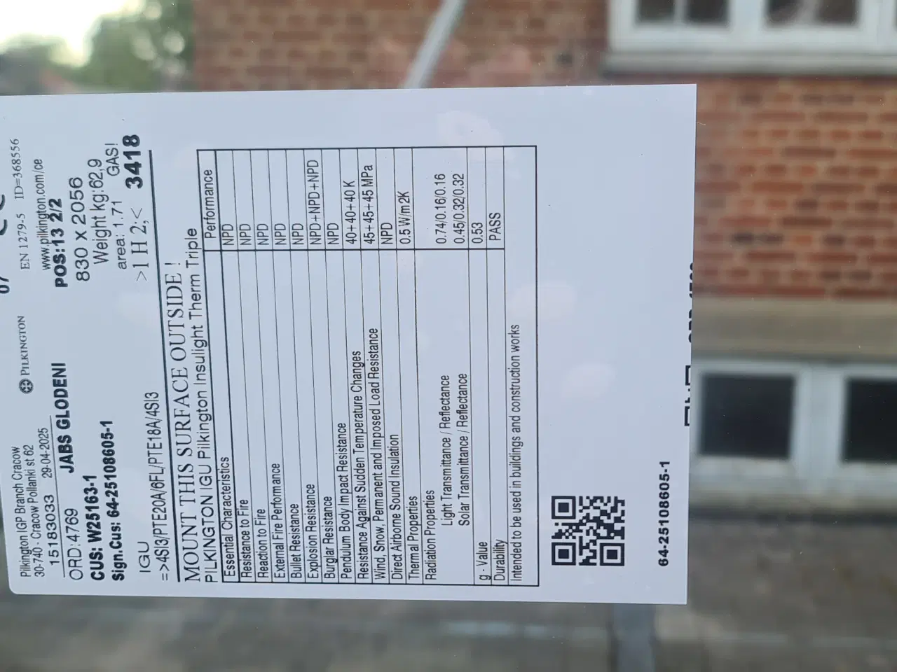 Billede 2 - Ny terrasse dobbeltdør