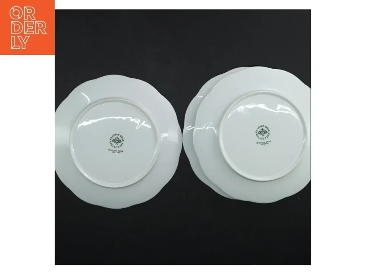 Billede 4 - Porcelænstallerkner med guldkant fra Rosenthal (str. Ø. 21 cm. 3 styk)