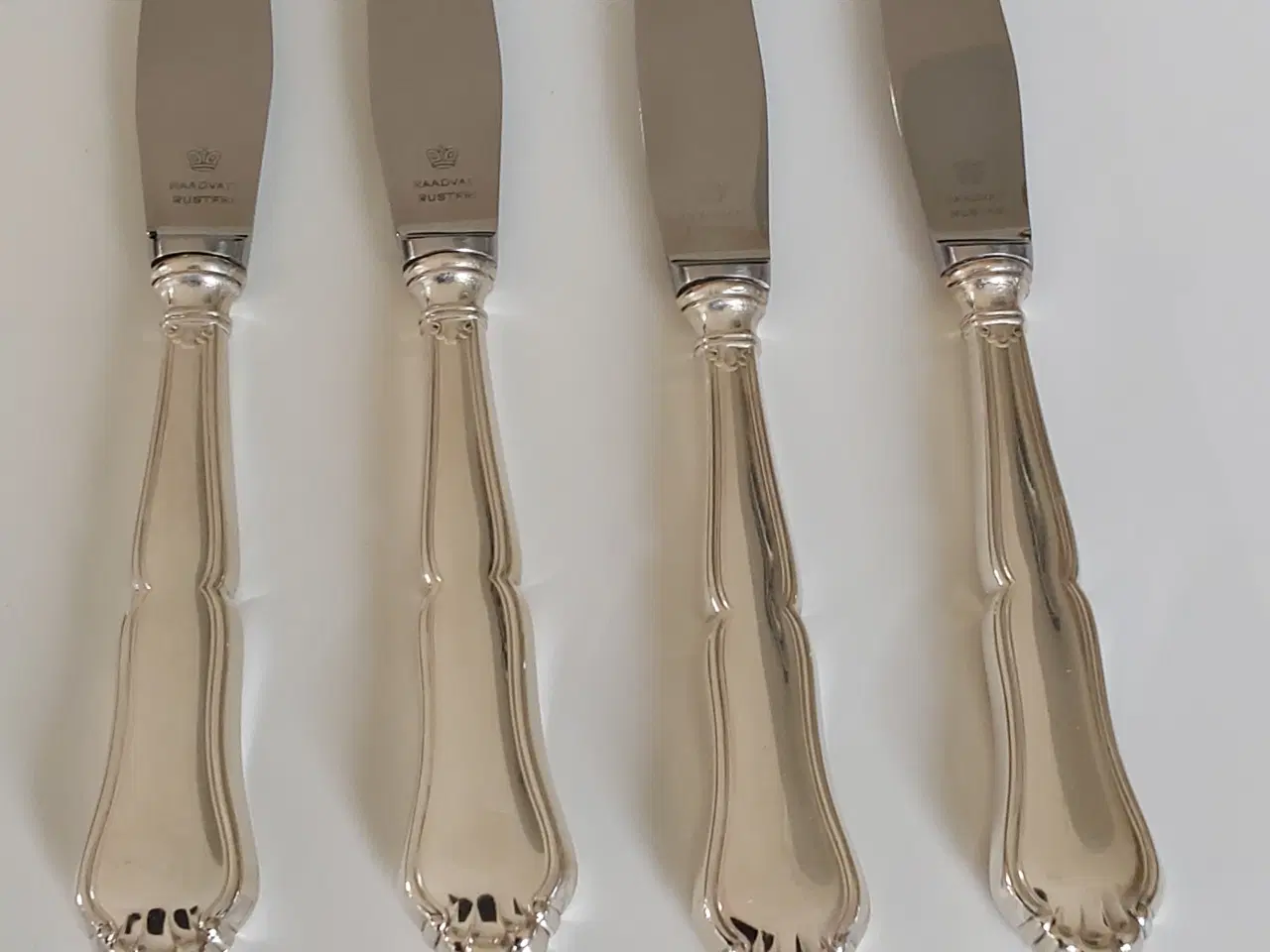 Billede 1 - Rita sølvbestik middagsknive 4 stk.