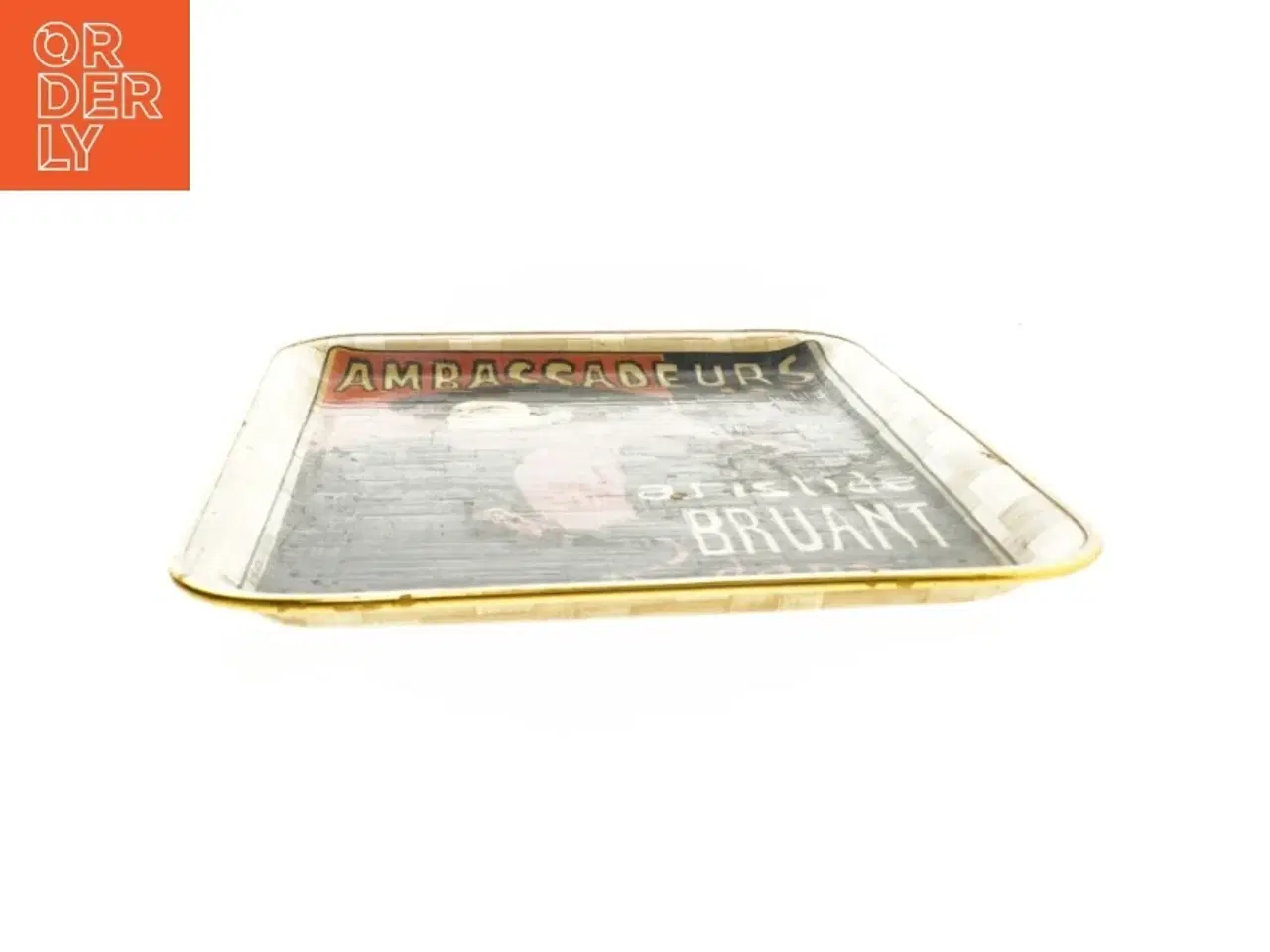Billede 2 - Rektangulært dekorationsfad med Aristide Bruant motiv (str. 41x31 cm)