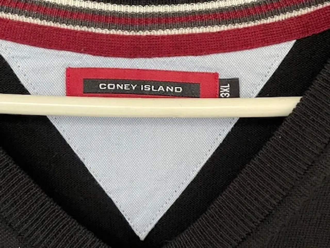 Billede 2 - Coney Island Sort striktrøje 3XL