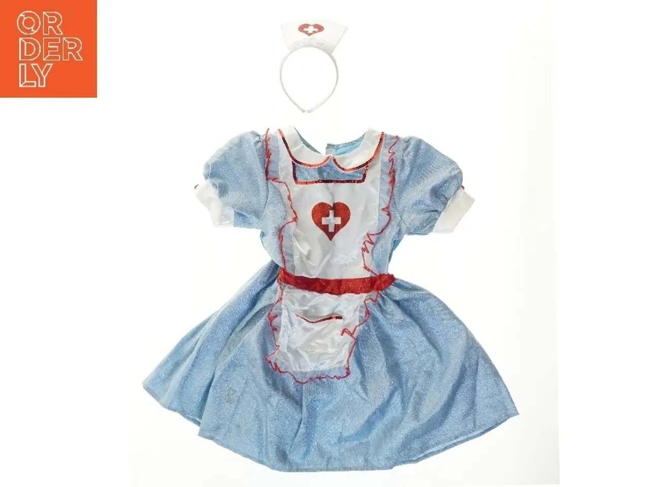 Billede 1 - Sygeplejerske kostume til børn (str. 128)