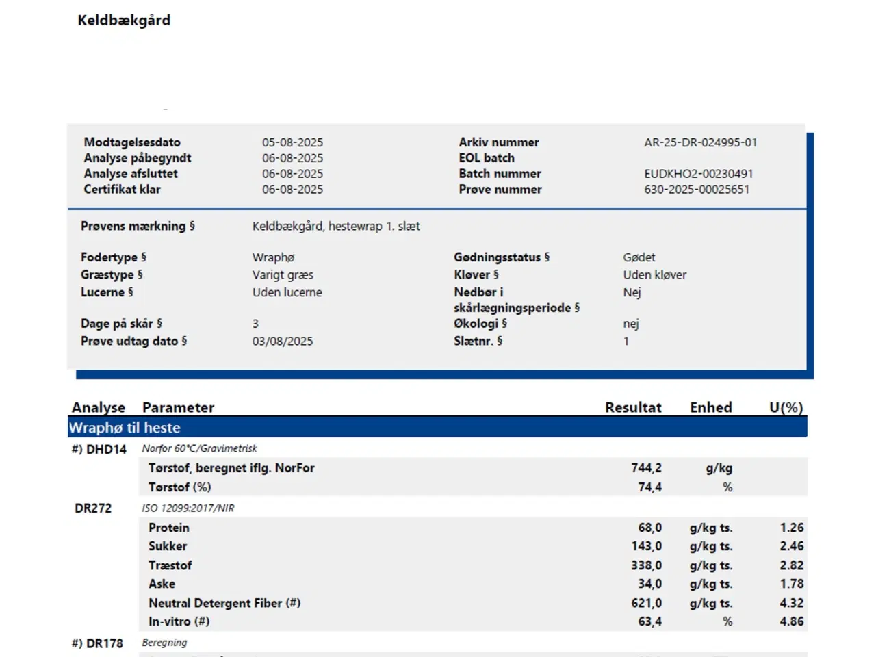 Billede 3 - Wraphø til heste. God kvalitet med analyse.