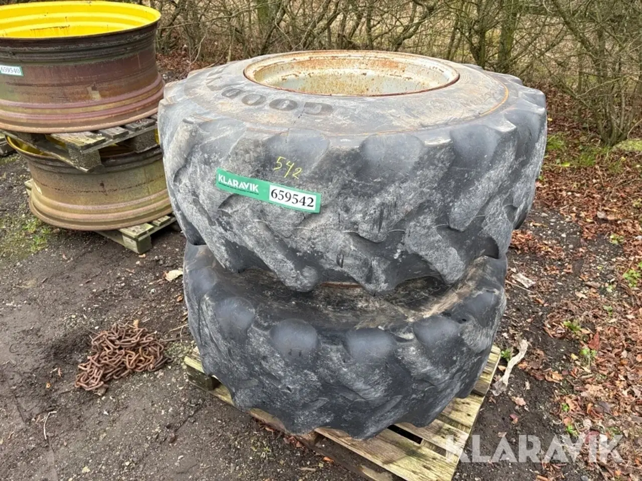 Billede 2 - Hjul Goodyear Super Traction 2 styk