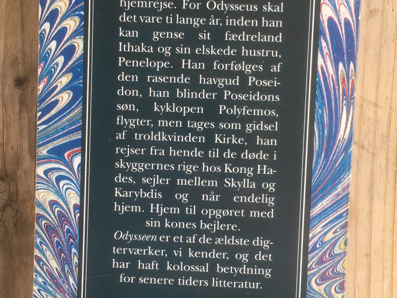 Billede 2 - Homers Odyssé, Odyssé, genre: historie/mytologi